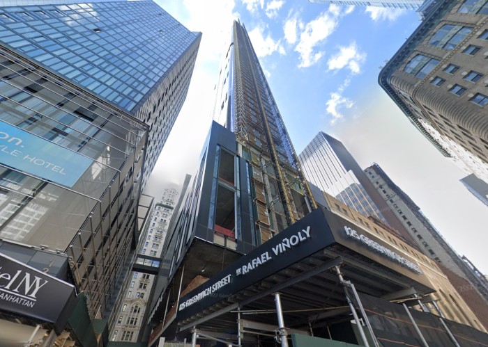 Madison Realty Capital provides loan-on-loan at 125 Greenwich Street (Credit - Google)
