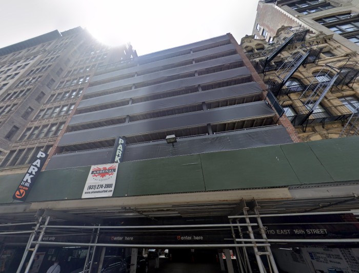 Tishman Speyer filed plans for a 150-unit building at 110 East 16th Street (Credit - Google)