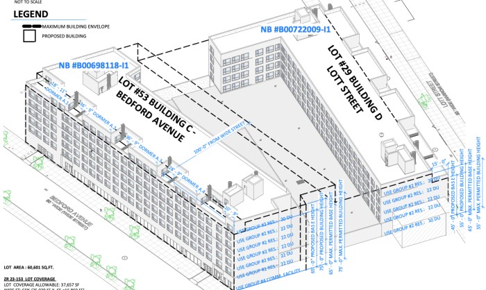 2359 Bedford Avenue axonometric rendering (Credit - Shmuel Wieder architect)