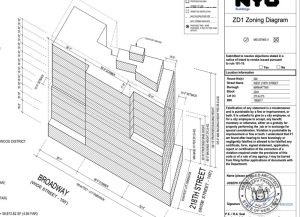 500 West 218th Street axonometric diagram (Credit - Joseph Frankl architect via DOB)