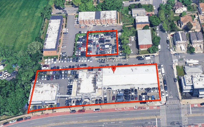 1231 Hylan Boulevard, 1239 Hylan Boulevard, 1257 Hylan Boulevard and and two lots on Winfield Avenue (Credit - Google Earth)