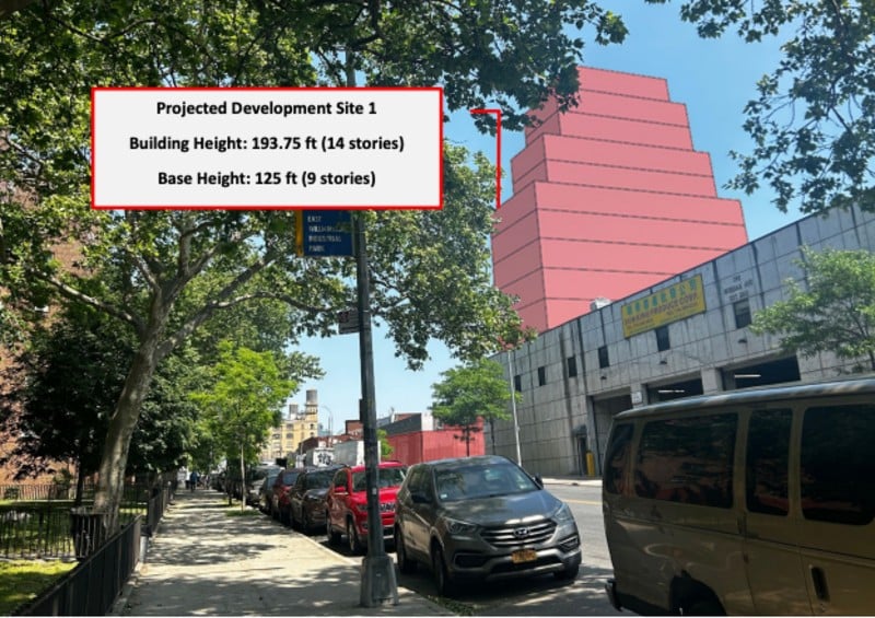 410 Morgan Avenue massing study