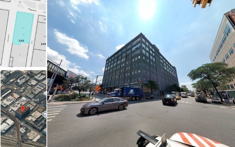 32-02 Queens Boulevard (Credit - Cyclomedia)